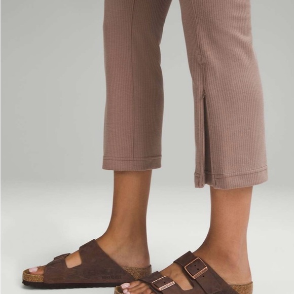 lululemon ribbed softstreme zip- leg high- rise - Picture 2 of 16